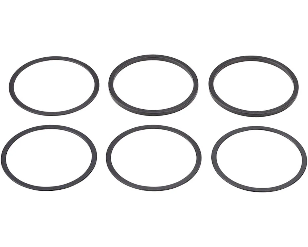 Wheels Manufacturing Bottom Bracket Spacer Pack (Black) (46mm ID) - view 2